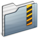Security Folder graphite icon